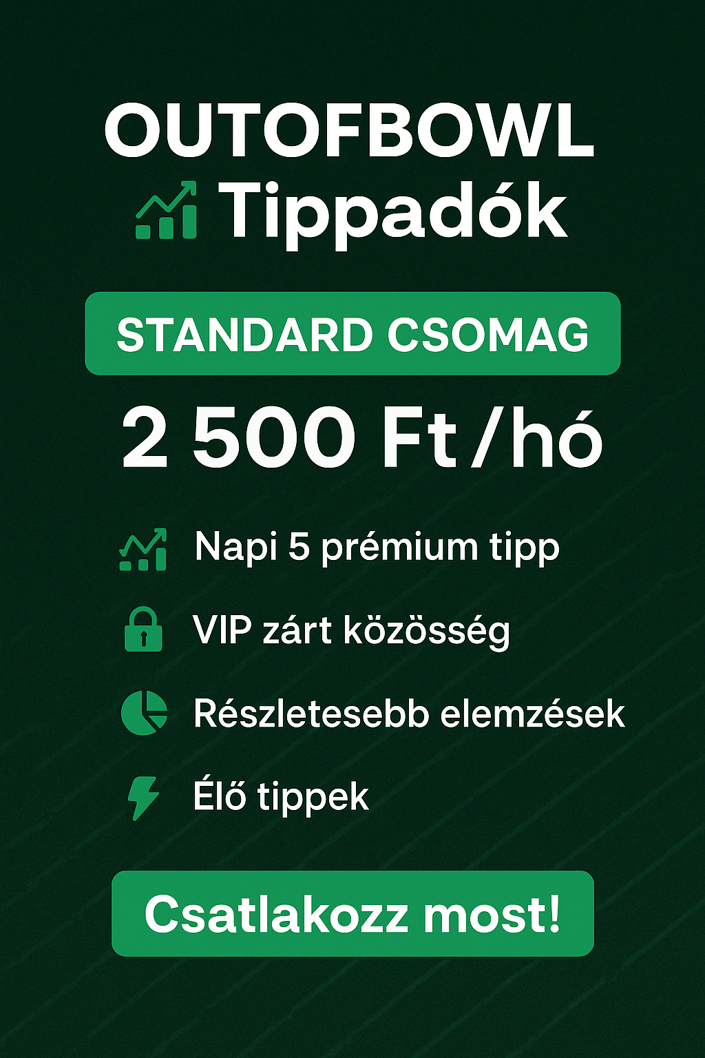 💎 OUTOFBOWL– Standard Csomag